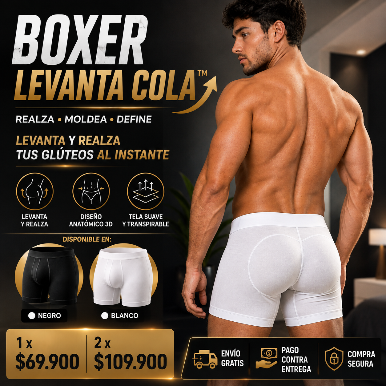 Boxer levanta cola