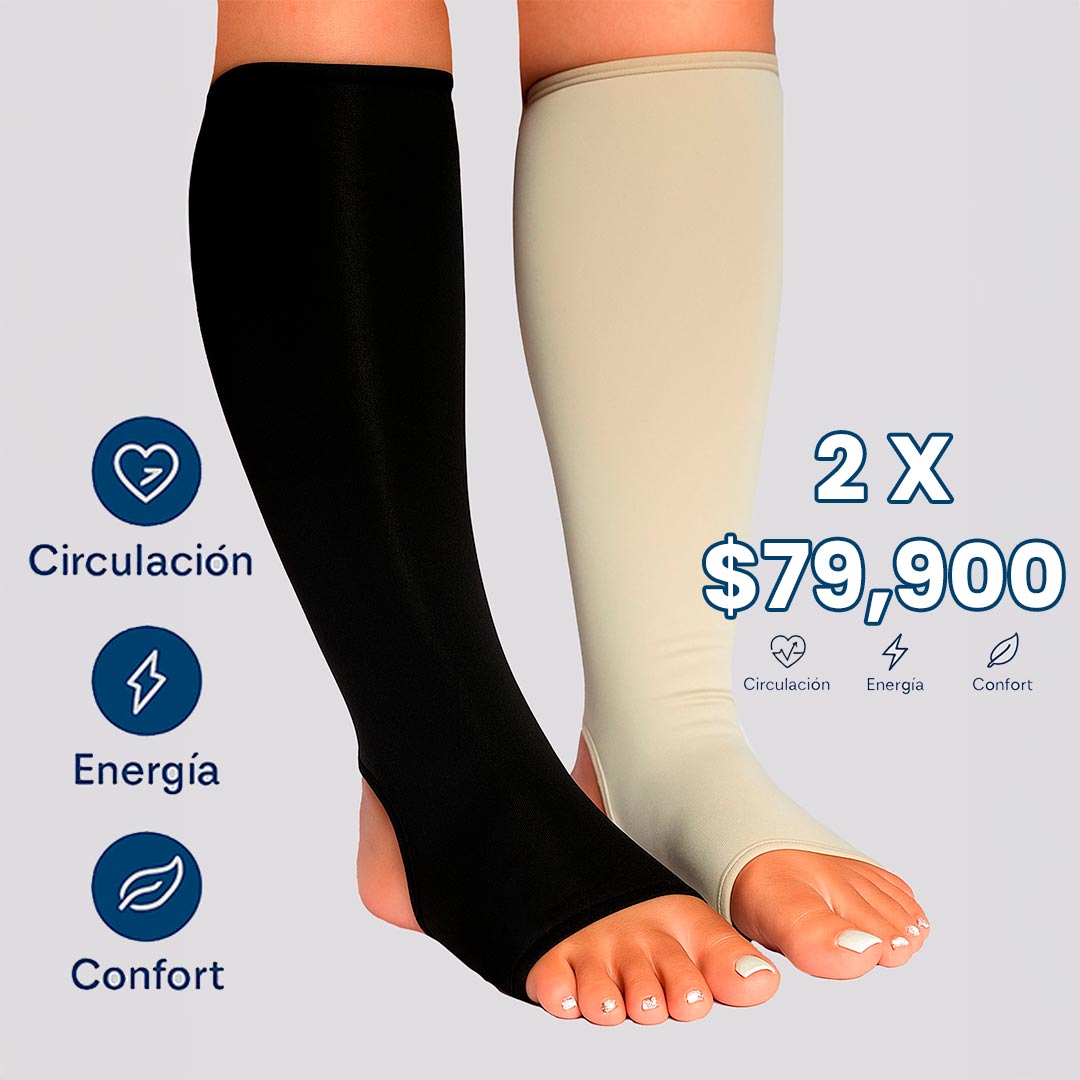 Medias compresivas UNISEX pack X2