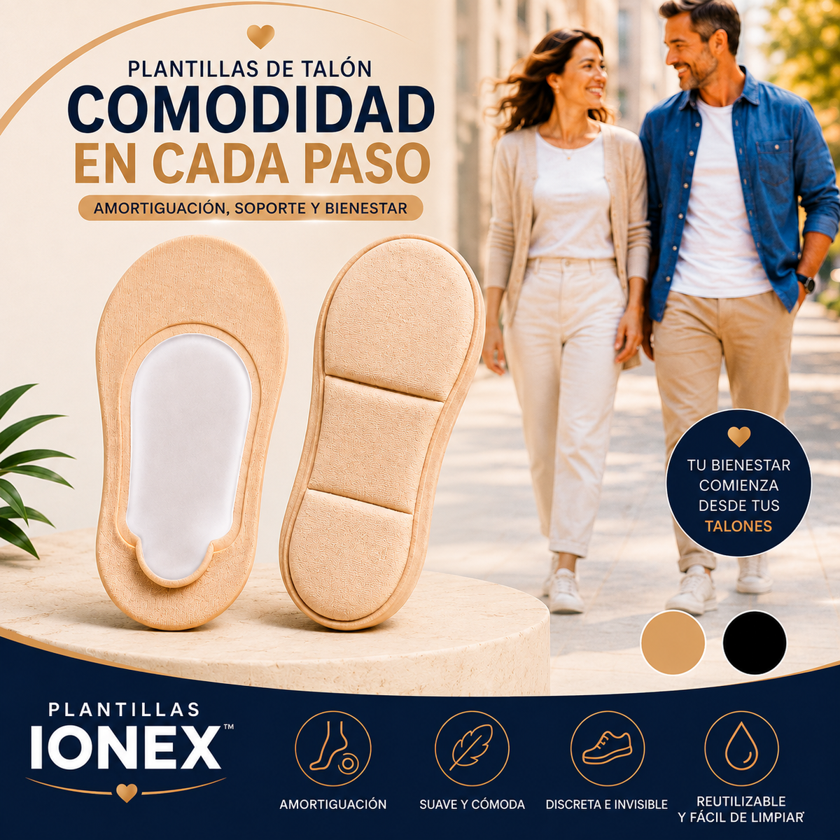 medias con plantillas plantar inteligenes