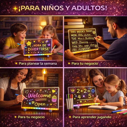 tablero led magico