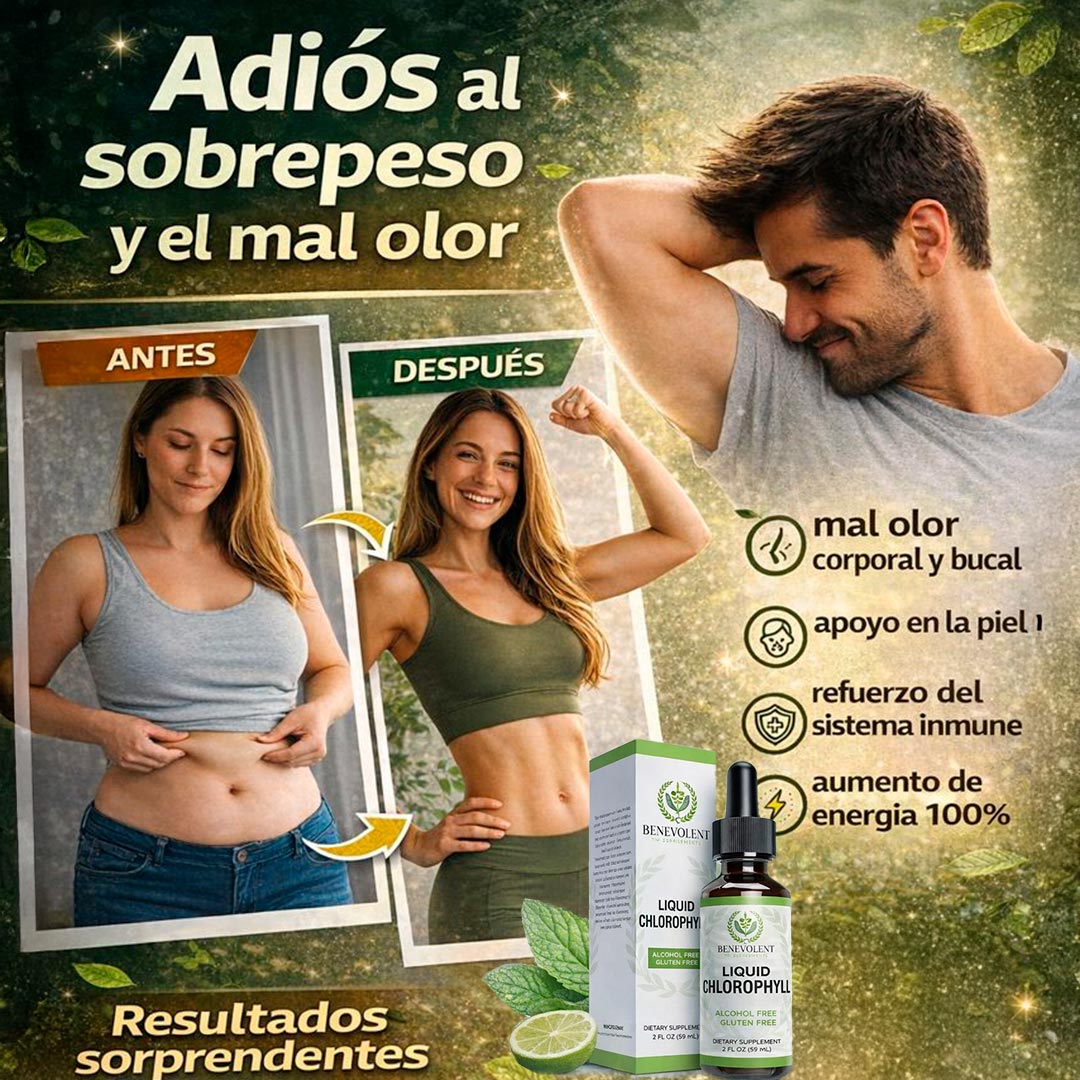 Benevolent Clorofila Liquida - Solución en Gotas