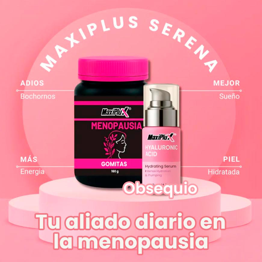 Gomas para la menopausia +  ácido hialurónico gratis