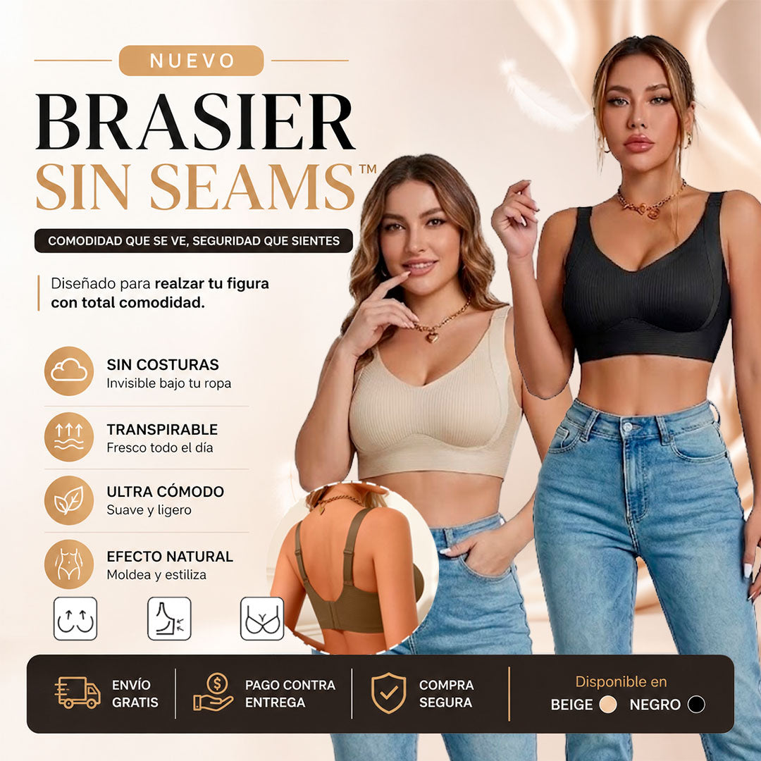 Brasier sin seams pushup