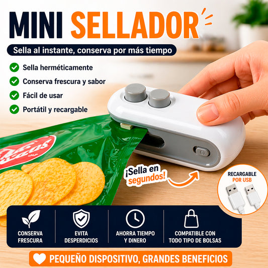 Sellador de bolsas mini