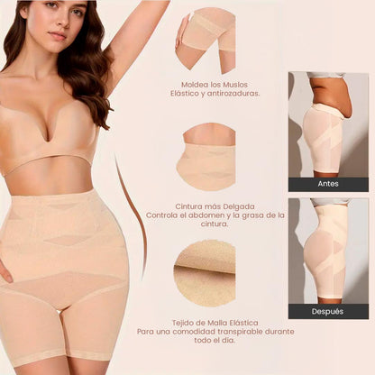 Short control de abdomen en X