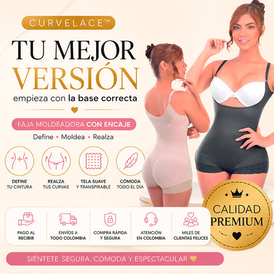 Body moldeador con encaje