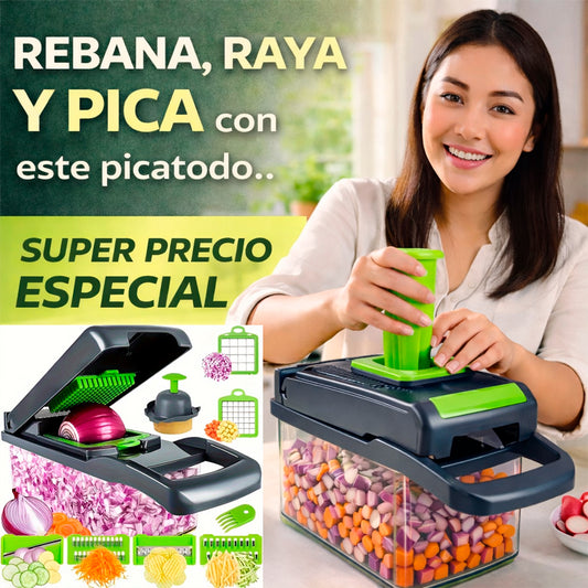 Picatodo Cortador Multi Picado 6 en 1