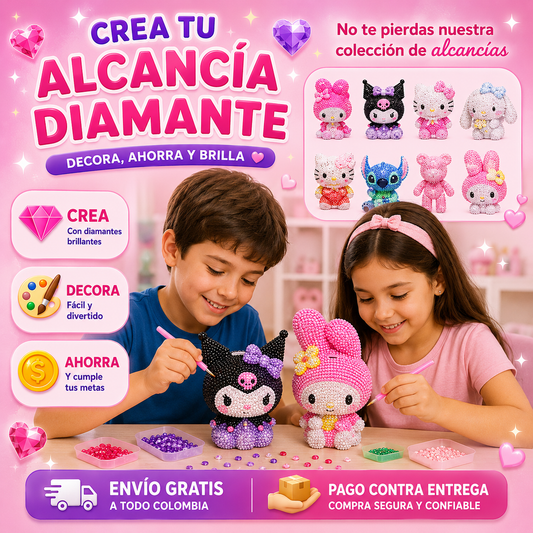 Alcancía diamantes